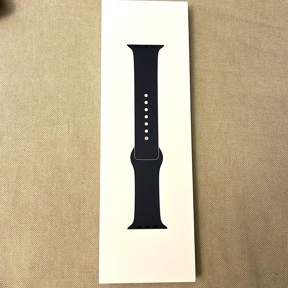 BN Black Apple Sport Band for Series 9 - 45mm Apple Watch.
